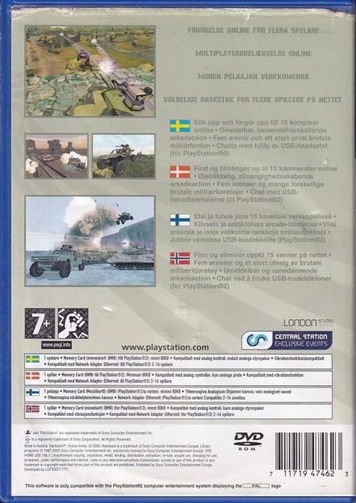 Hardware Online Arena - PS2 (B Grade) (Genbrug)